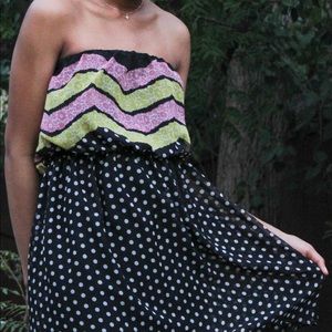 Juniors Small Strapless Dress by Double Zero